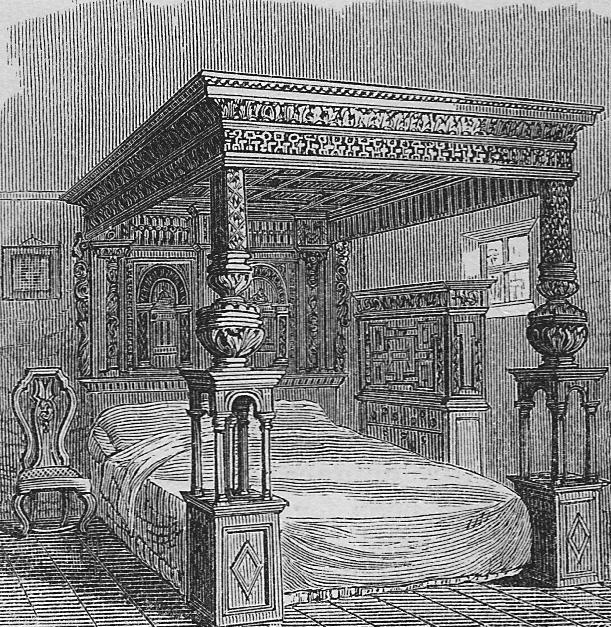 Большая Уэрская кровать, 1580-1590